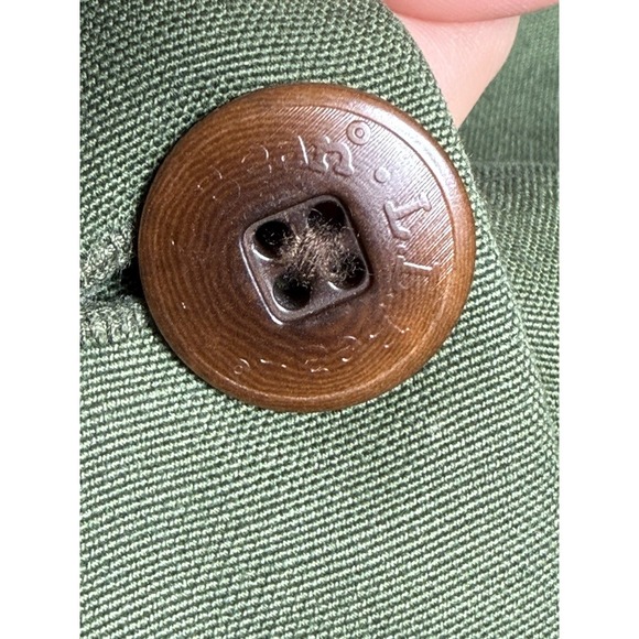 Vintage L.L. Bean Chore Jacket Petite Large Corduroy Barn Utility Coat Lined - Picture 5 of 7